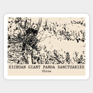 Sichuan Giant Panda Sanctuaries - China Magnet